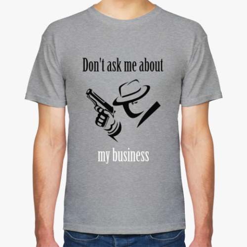 Футболка с принтом My business