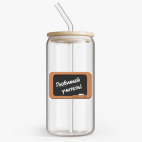 Банка с бамбуковой крышкой