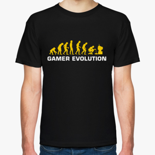 Футболка с принтом EVOLUTION