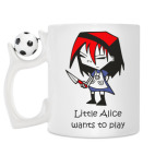 Кружка с футбольным мячиком