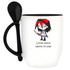 Кружка с ложкой