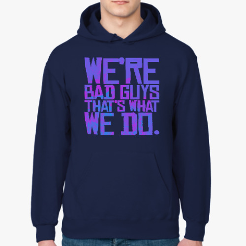 Толстовка худи с принтом Отряд самоубийц