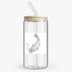 Банка с бамбуковой крышкой