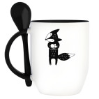 Кружка с ложкой