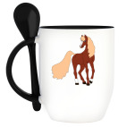 Кружка с ложкой