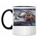 Кружка двухцветная