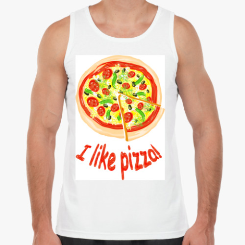 Майка с принтом Пицца