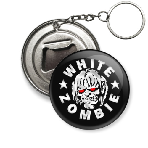 Брелок-открывашка с принтом White Zombie