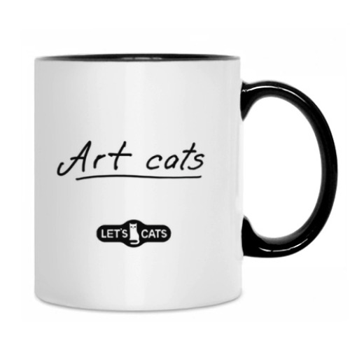 Кружка с принтом Baksy из серии 'Art cats'