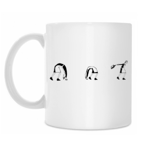 Кружка с принтом Счастливая двоечница