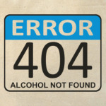 Error 404. Alcohol not found