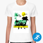 Женская спортивная футболка