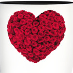 Сердце из роз