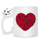 Кружка с футбольным мячиком