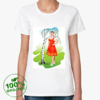 Женская футболка органик