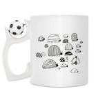 Кружка с футбольным мячиком