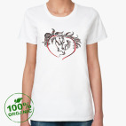 Женская футболка органик