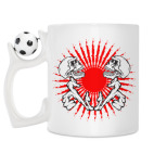Кружка с футбольным мячиком