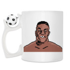 Кружка с футбольным мячиком