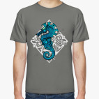 Классическая футболка Морской Конь