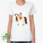 Женская футболка органик