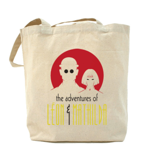 Сумка шоппер с принтом Леон и Матильда