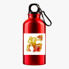 Металлическая бутылка 400 мл UV-DTF