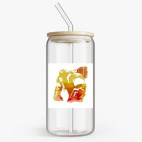 Банка с бамбуковой крышкой