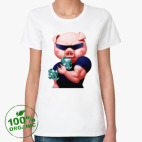 Женская футболка органик