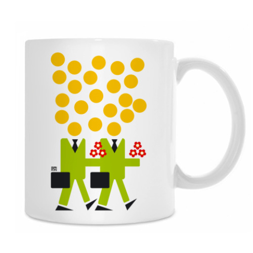 Кружка с принтом 8 марта