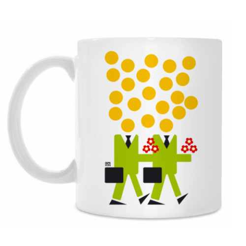 Кружка с принтом 8 марта