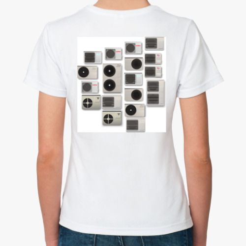 Классическая футболка с принтом  Coolme