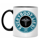 Кружка двухцветная