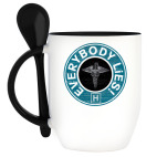 Кружка с ложкой