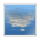 Магнит 6.5 x 6.5 см Облака