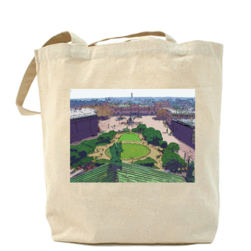 Сумка шоппер с принтом  Вид с Исаакиевского