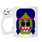 Кружка с футбольным мячиком