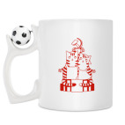 Кружка с футбольным мячиком