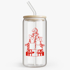 Банка с бамбуковой крышкой