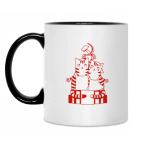 Кружка двухцветная