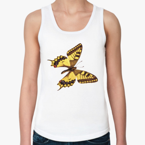 Женская майка с принтом Бабочка