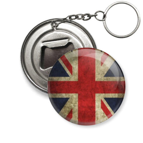 Брелок-открывашка с принтом Великобритания