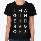 Классическая женская футболка Imagine Dragons