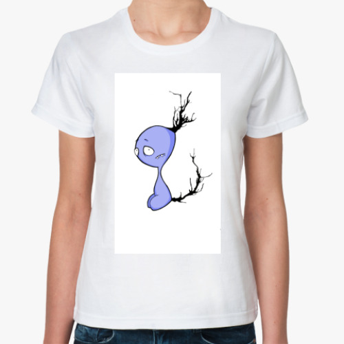 Классическая футболка с принтом зверушка