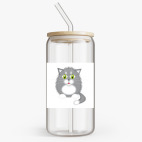 Банка с бамбуковой крышкой