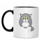 Кружка двухцветная