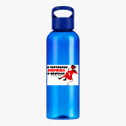 Прозрачная спортивная бутылка