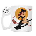 Кружка с футбольным мячиком