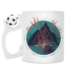 Кружка с футбольным мячиком