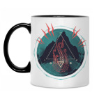 Кружка двухцветная